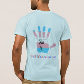 Ik ben... en Back Transgender Logo T-shirt (Achterkant)