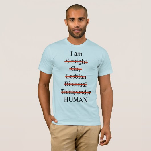 Ik ben... en Back Transgender Logo T-shirt (Voorkant volledig)