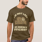 Ik ben energiezuinig t-shirt (Voorkant)