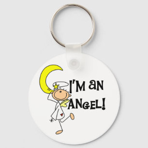Ik ben engel T-shirts en cadeaus Sleutelhanger