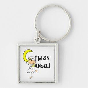 Ik ben engel T-shirts en cadeaus Sleutelhanger