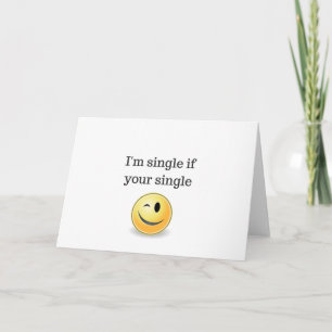 Ik ben enig als uw enig - grappige flirty stijl feestdagen kaart