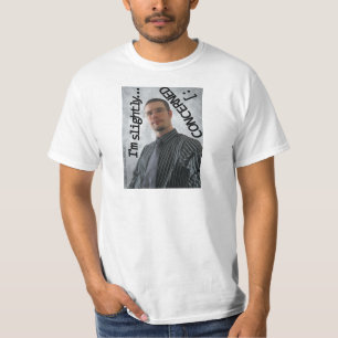 Ik ben enigszins bezorgd : ] t-shirt