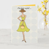 Ik ben enkel sayin'… beter spoedig voel! kaart (Gele Bloem)