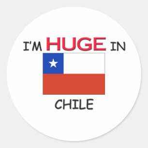 Ik ben enorm in Chili Ronde Sticker