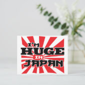 Ik ben enorm in Japan Briefkaart (Staand voorkant)