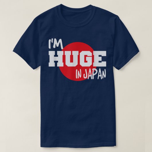 Ik ben enorm in Japan grappig T-shirt (Design voorkant)