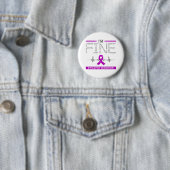 Ik ben Epilepsy Warrior Ronde Button 5,7 Cm (In situ)