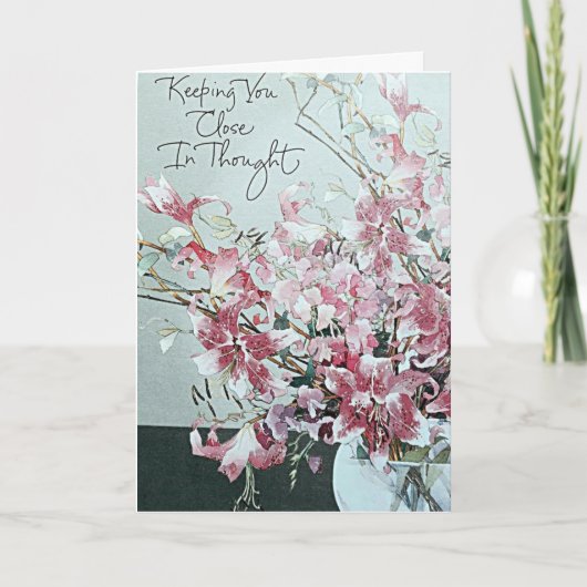 "IK BEN ER ALTIJD VOOR JE", EEN DOORDACHTE KAART (Voorkant)