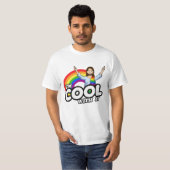 Ik ben er blij mee - Regenboog Jezus T-shirt (Voorkant volledig)