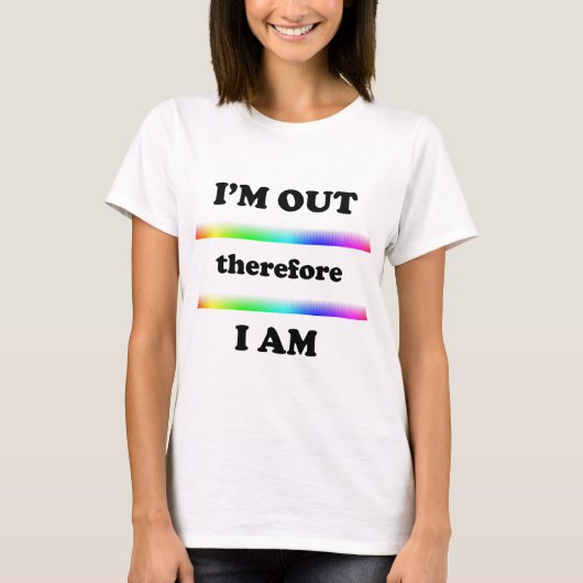 Ik ben er dus niet meer. t-shirt (Voorkant)