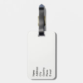 Ik ben er geweest, ik zag dat, ik heb de bagagenaa bagagelabel (Achterkant verticaal)