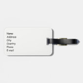 Ik ben er geweest, ik zag dat, ik heb de bagagenaa bagagelabel (Achterkant horizontaal)