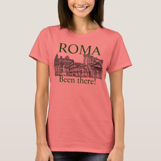 Ik ben er geweest. Rome t-shirt (Voorkant)