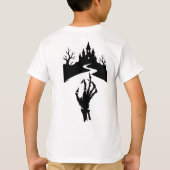 "IK BEN ER GEWOON VOOR DE HAPJES" T-SHIRT (Achterkant)