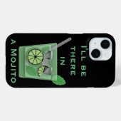 Ik ben er in een Mojito Funny Cocktail Quote Case-Mate iPhone Case (Achterkant (horizontaal))