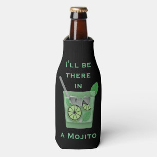 Ik ben er in een Mojito Funny Cocktail Quote Flesjeskoeler