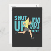 Ik ben er niet bijna. briefkaart (Voorkant / Achterkant)