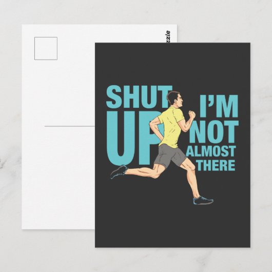 Ik ben er niet bijna. briefkaart (Voorkant / Achterkant)