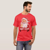 Ik ben er niet, kerstman. t-shirt (Voorkant volledig)