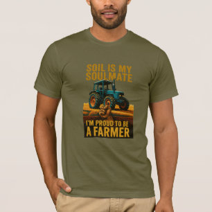 Ik ben er trots op boer te zijn t-shirt