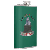 Ik ben er trots op Brits te zijn Heupfles (Rechts)
