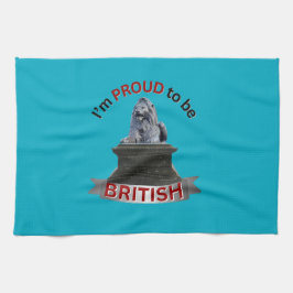 Ik ben er trots op Brits te zijn Theedoek