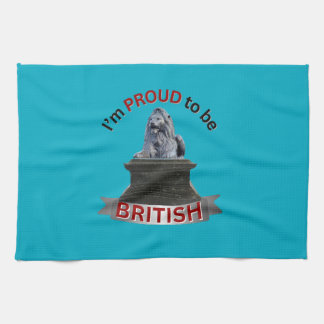 Ik ben er trots op Brits te zijn Theedoek