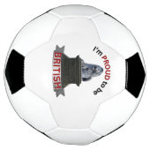 Ik ben er trots op Brits te zijn Voetbal (Gedraaid)