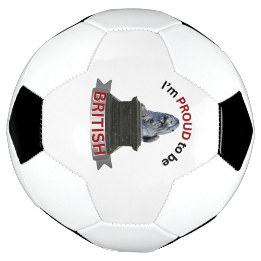Ik ben er trots op Brits te zijn Voetbal (Gedraaid)