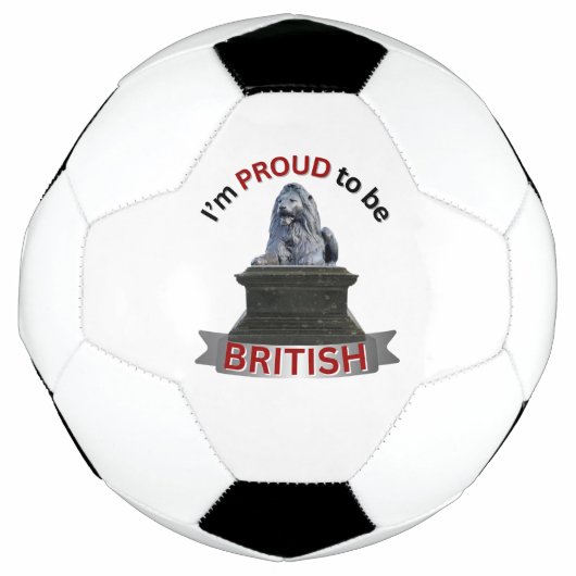 Ik ben er trots op Brits te zijn Voetbal (Voorkant)