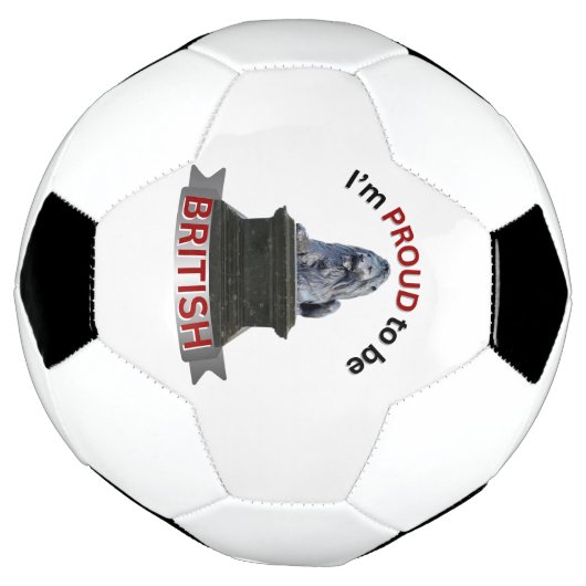 Ik ben er trots op Brits te zijn Voetbal (Gedraaid)
