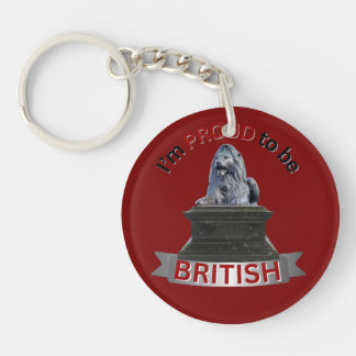 Ik ben er trots op een Brit te zijn Sleutelhanger