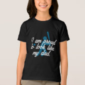 Ik ben er trots op om op mijn vader te lijken Tri-Blend shirt (Voorkant)