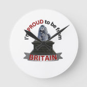 Ik ben er trots op uit Groot-Brittannië te komen Ronde Klok (Voorkant)