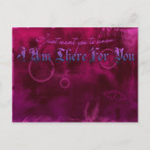 Ik ben er voor jou briefkaart (Voorkant)