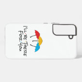 Ik ben er voor jou samsung galaxy hoesje (Achterkant horizontaal)