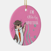 Ik ben erg dankbaar voor je kerstmis. keramisch ornament (Rechts)