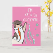 Ik ben erg dankbaar voor je kerstrecorder kaart (Gele Bloem)