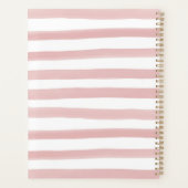 Ik ben erg druk | Roze Waterverf strips en goud Planner (Achterkant)