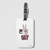 IK BEN ERUIT BAGAGELABEL (Voorkant (verticaal))