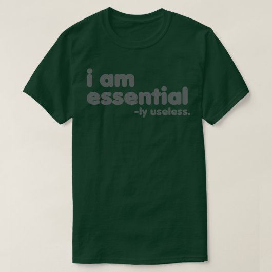 Ik ben Essential Useless Rxtp T-shirt (Design voorkant)