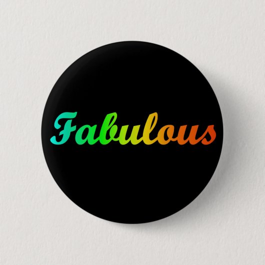 Ik ben Fabulous Button (Voorkant)