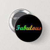 Ik ben Fabulous Button (Voorkant /achterkant)