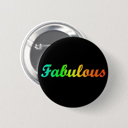 Ik ben Fabulous Button (Voorkant /achterkant)