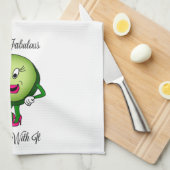 Ik ben Fabulous - Dill met het Sassy Kitchen Towel Theedoek (Quarter Fold)