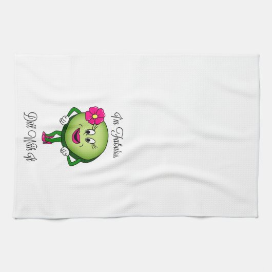 Ik ben Fabulous - Dill met het Sassy Kitchen Towel Theedoek (Horizontaal)