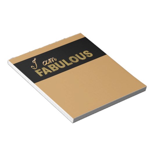 Ik ben Fabulous Notitieblok (Schuin)