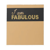 Ik ben Fabulous Notitieblok (Voorkant)
