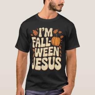 Ik ben Fall-o-ween Jezus Halloween Christelijke Gr T-shirt